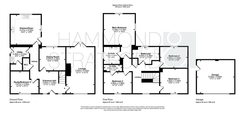 Floorplan for Mere Road, Stow Bedon
