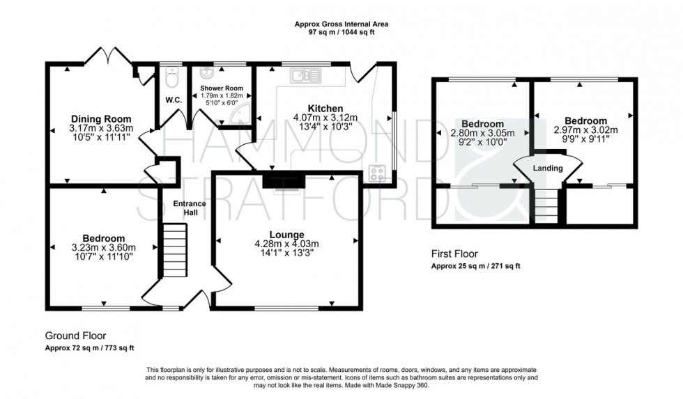 Floorplan for Oval Road, Costessey