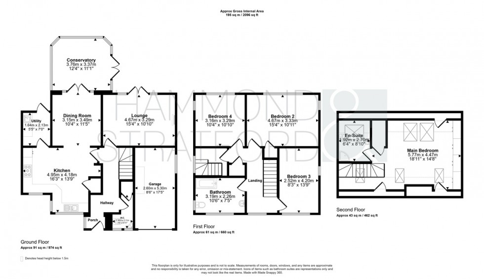 Floorplan for Lowther Road, Eaton Rise