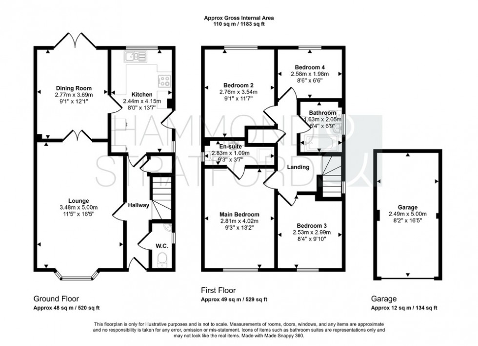Floorplan for Blackthorn Road, Attleborough