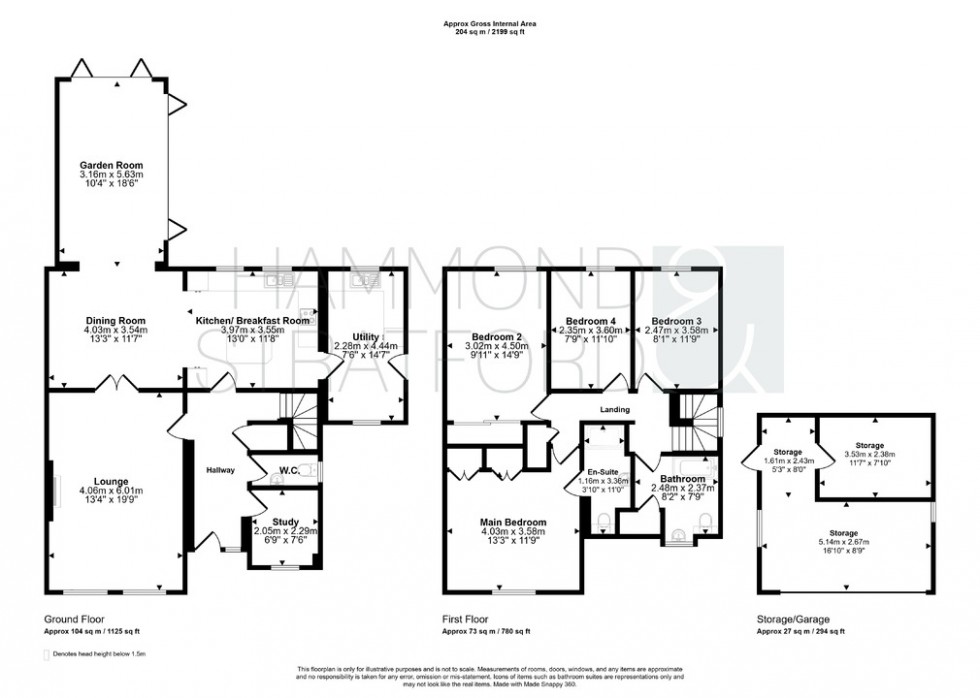 Floorplan for Norwich Road, Besthorpe