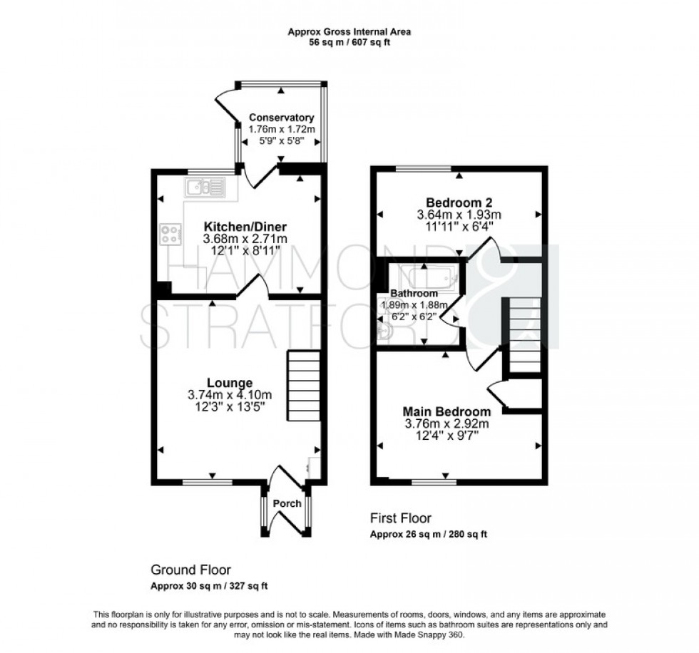 Floorplan for Keeling Way, Attleborough
