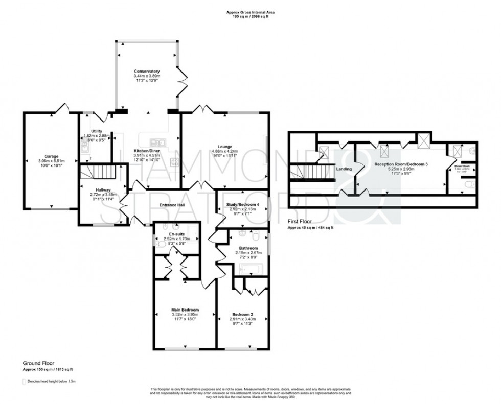 Floorplan for Fen Street, Old Buckenham