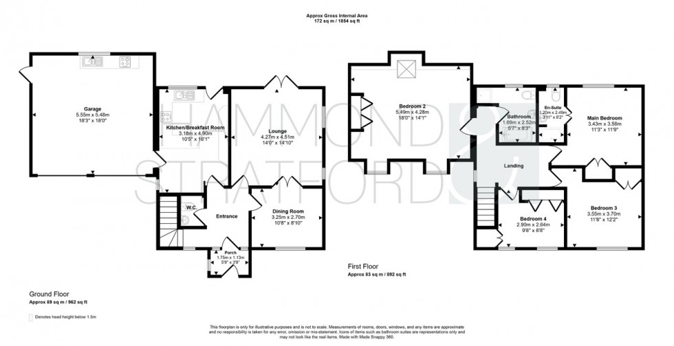 Floorplan for Norwich Road, Attleborough