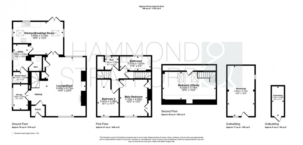 Floorplan for Mill Road, Barnham Broom