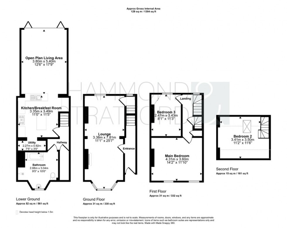 Floorplan for St Philips Road, Norwich