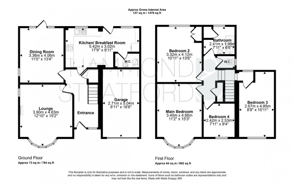 Floorplan for Lyhart Road, Eaton Rise