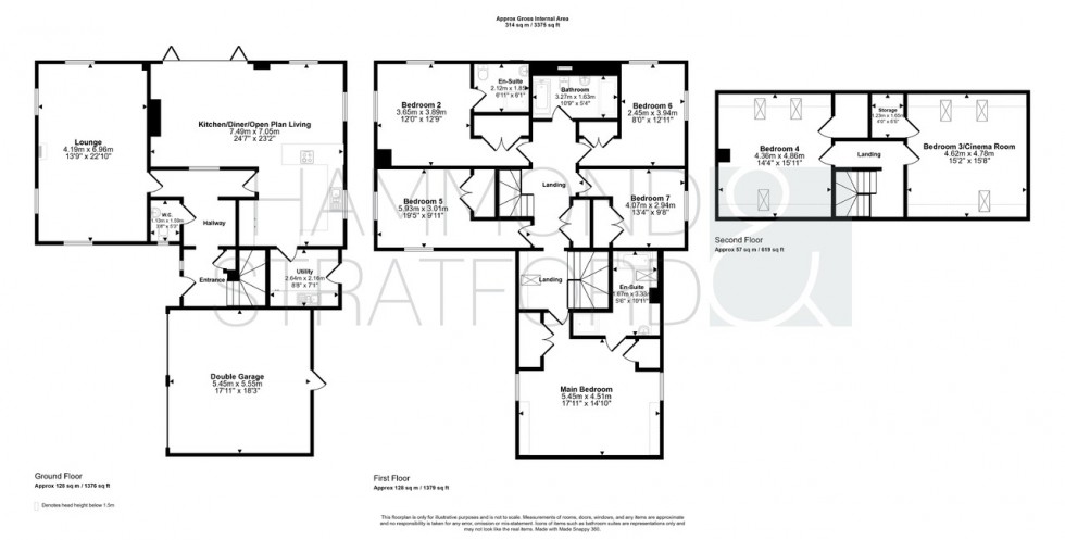 Floorplan for Burlingham Road, East Harling