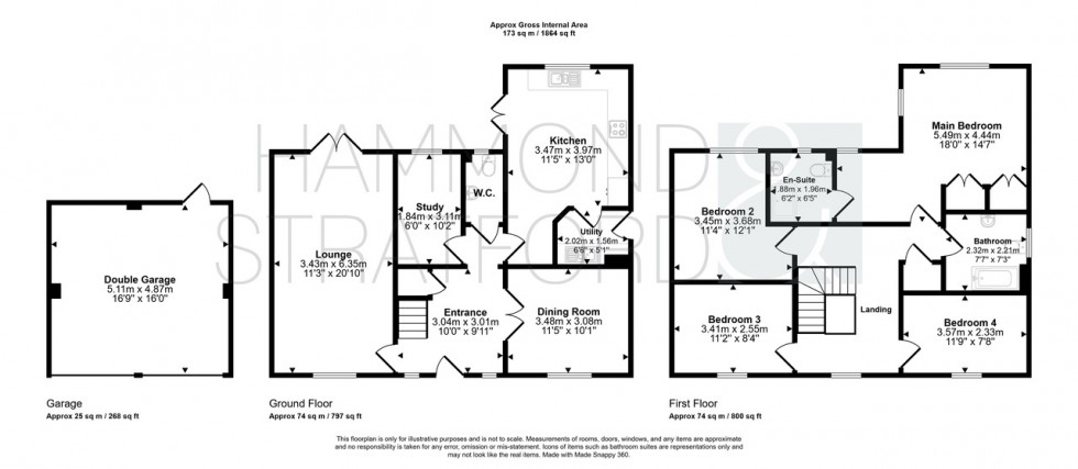Floorplan for Round House Way, Cringleford