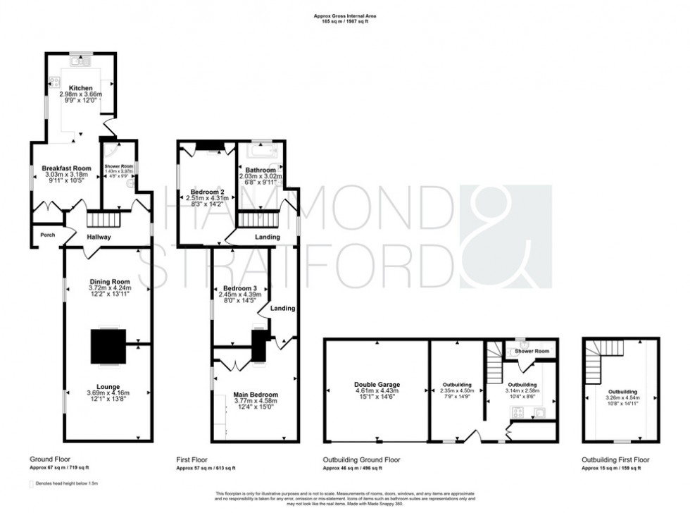 Floorplan for Queens Road, Hethersett