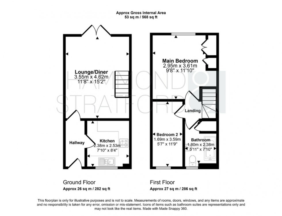 Floorplan for Teasel Road, Attleborough