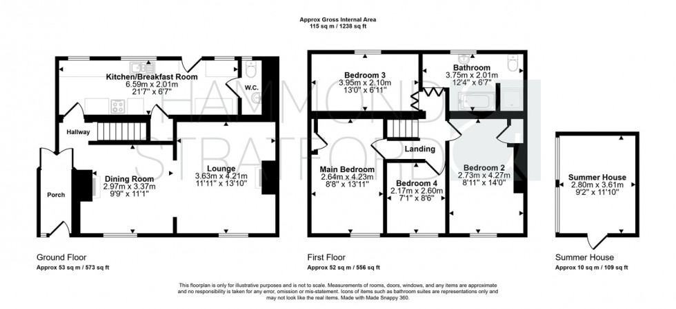 Floorplan for Church Street, New Buckenham