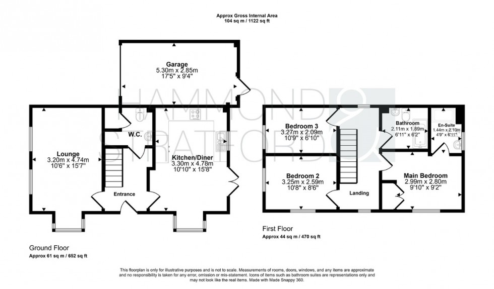Floorplan for Freesia Way, Cringleford