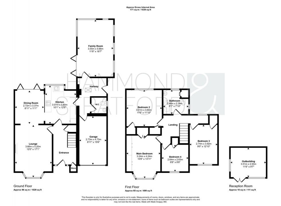 Floorplan for Ipswich Road, Eaton Rise