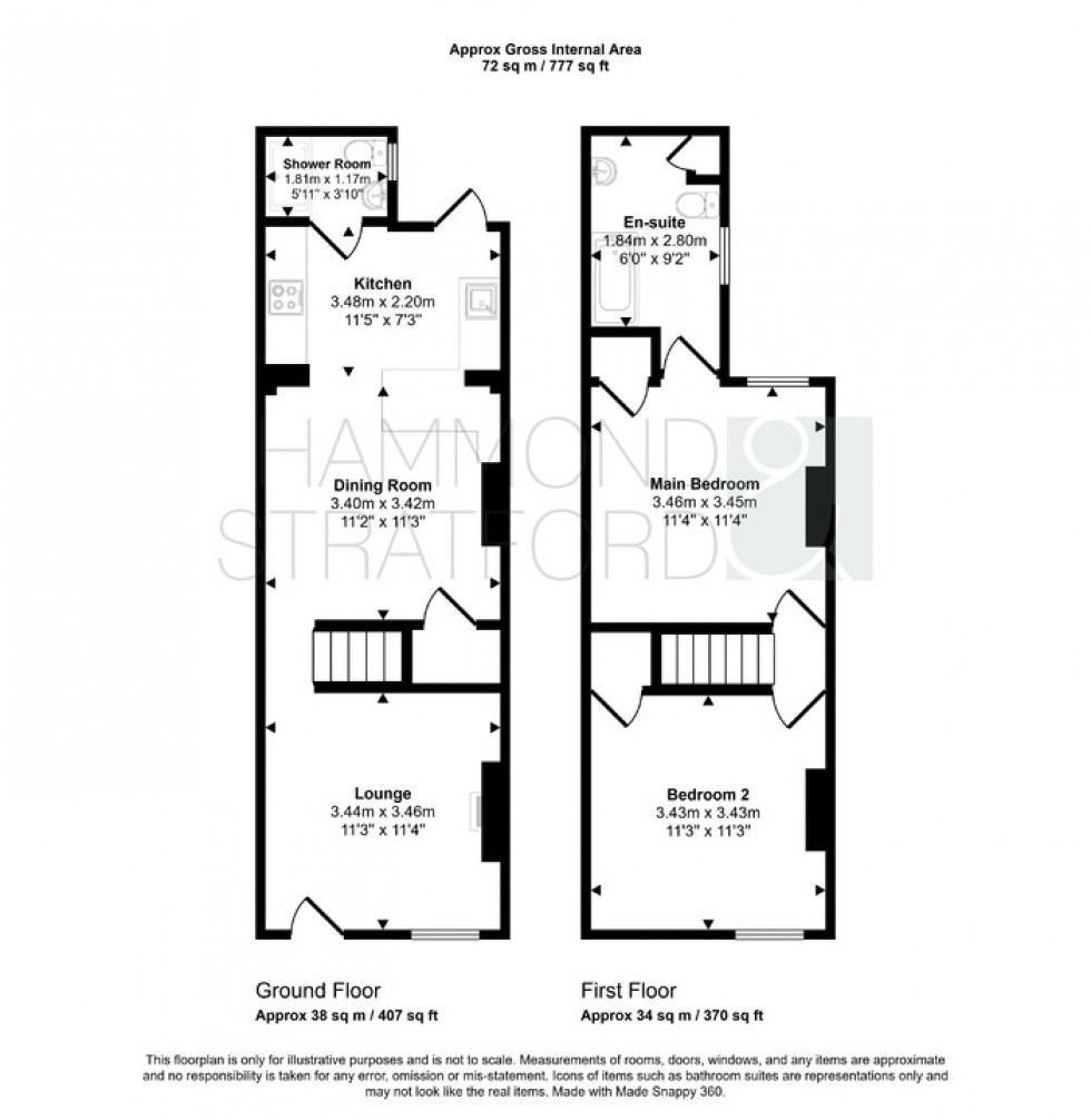 Floorplan for Portland Street, Norwich