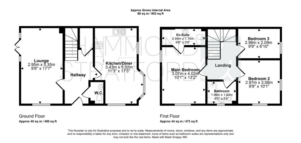 Floorplan for Thrush Road, Attleborough