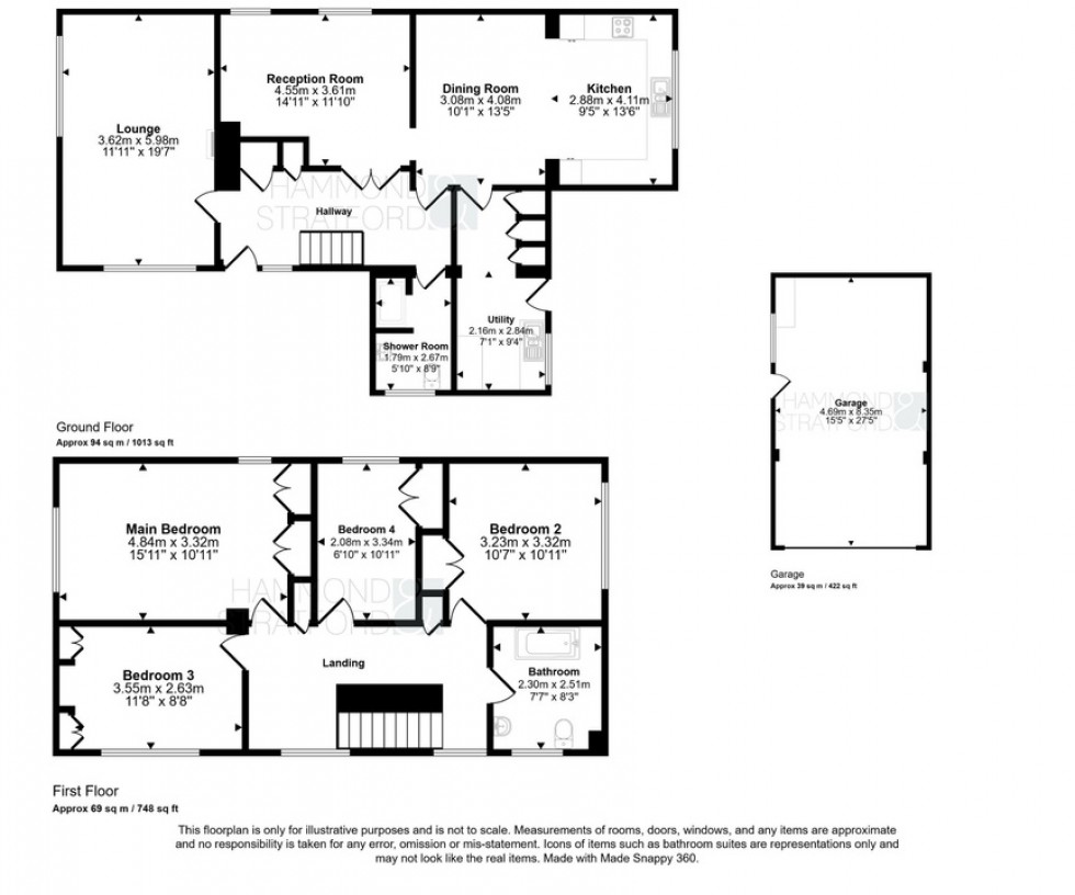 Floorplan for Bluebell Road, Eaton