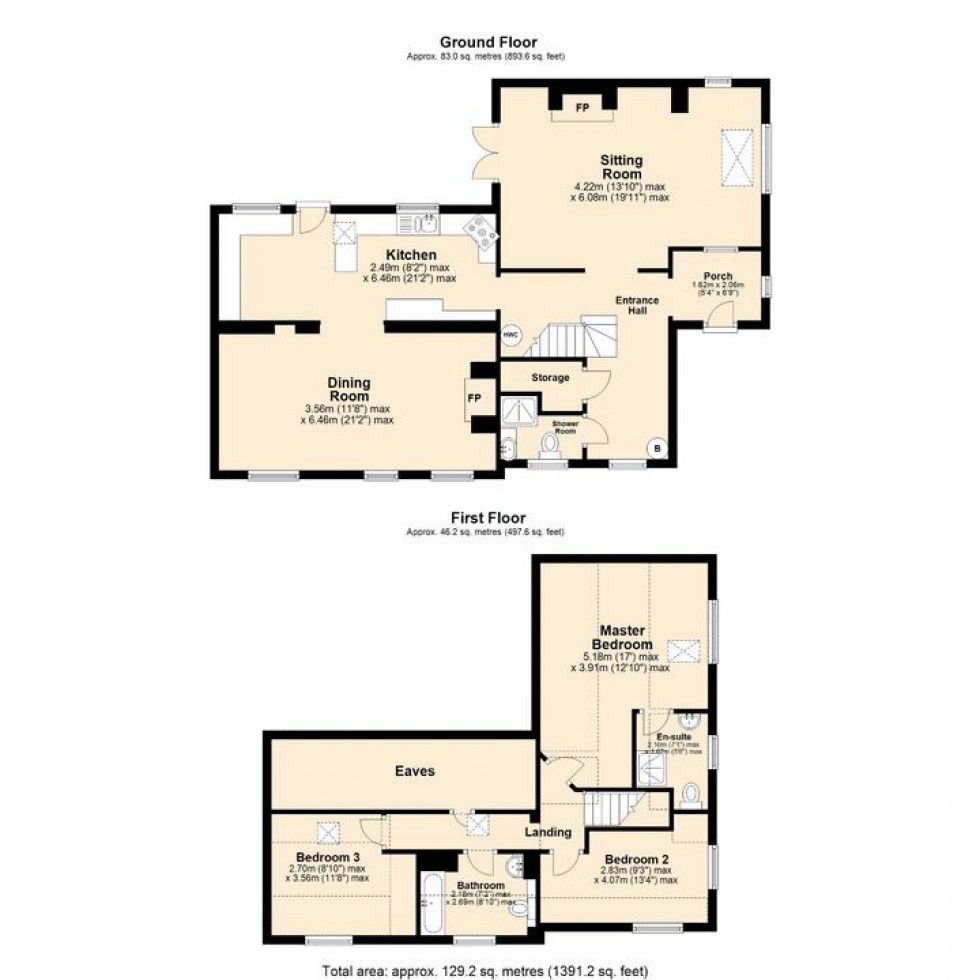 Floorplan for Spinks Lane, Wymondham