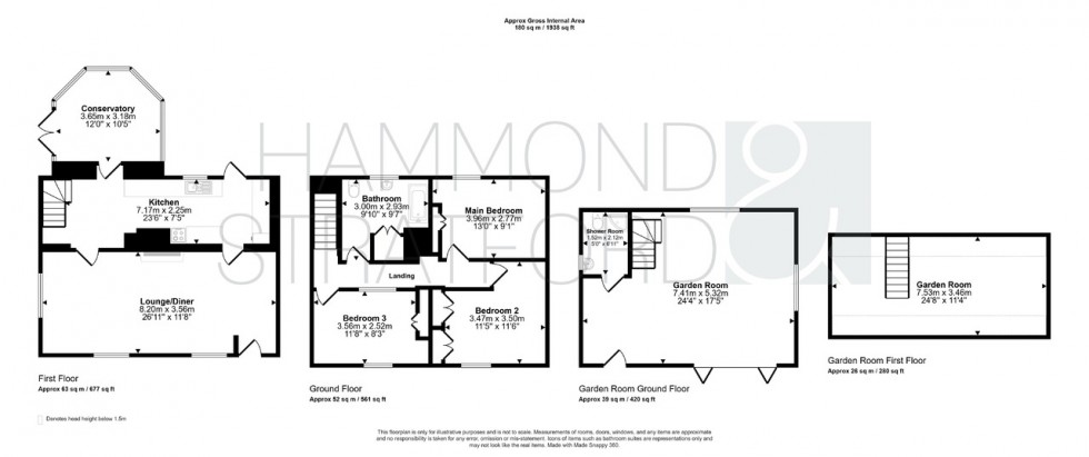 Floorplan for Oak Street, Feltwell