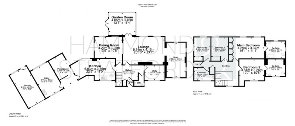 Floorplan for Colney Drive, (Off Colney Lane) Cringleford