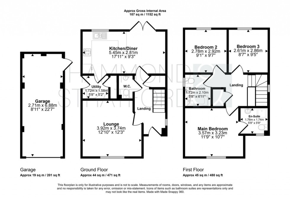 Floorplan for Harness Maker Way, Hethersett