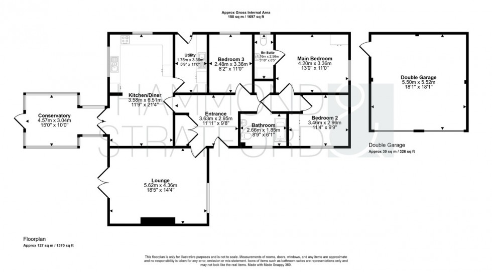 Floorplan for Kenningham Close, Mulbarton