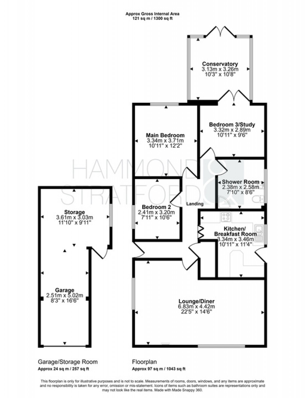 Floorplan for Atling Way, Attleborough