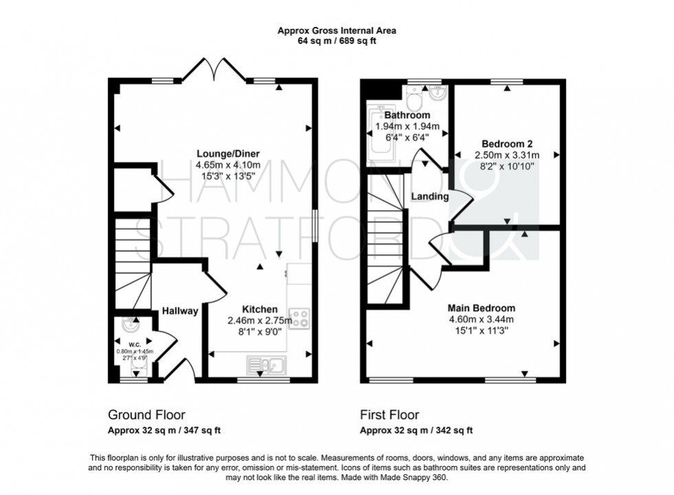 Floorplan for Calthorpe Drive, Cringleford