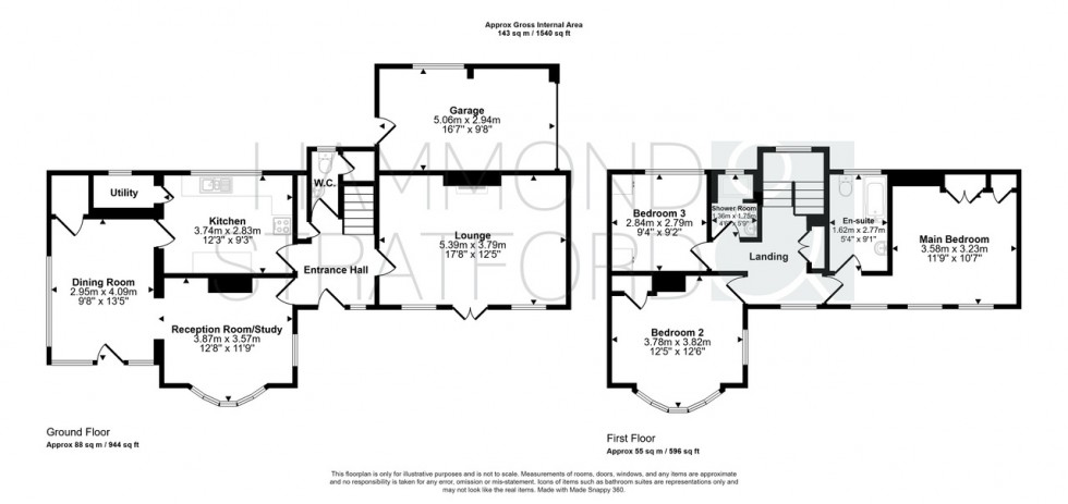 Floorplan for Norwich Road, Stoke Holy Cross
