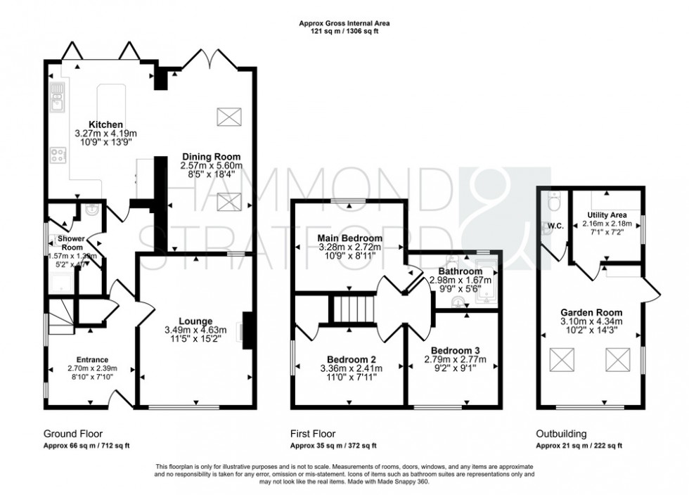 Floorplan for Lopham Road, East Harling