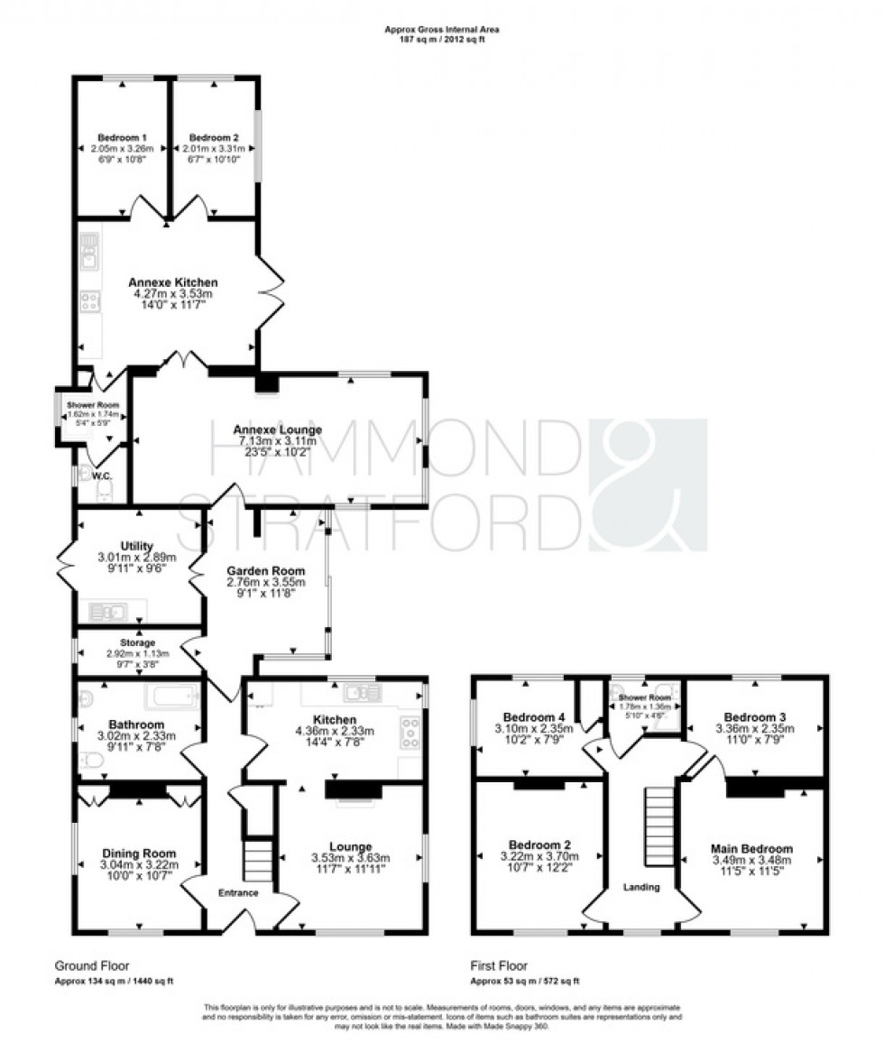 Floorplan for Church Street, Great Ellingham
