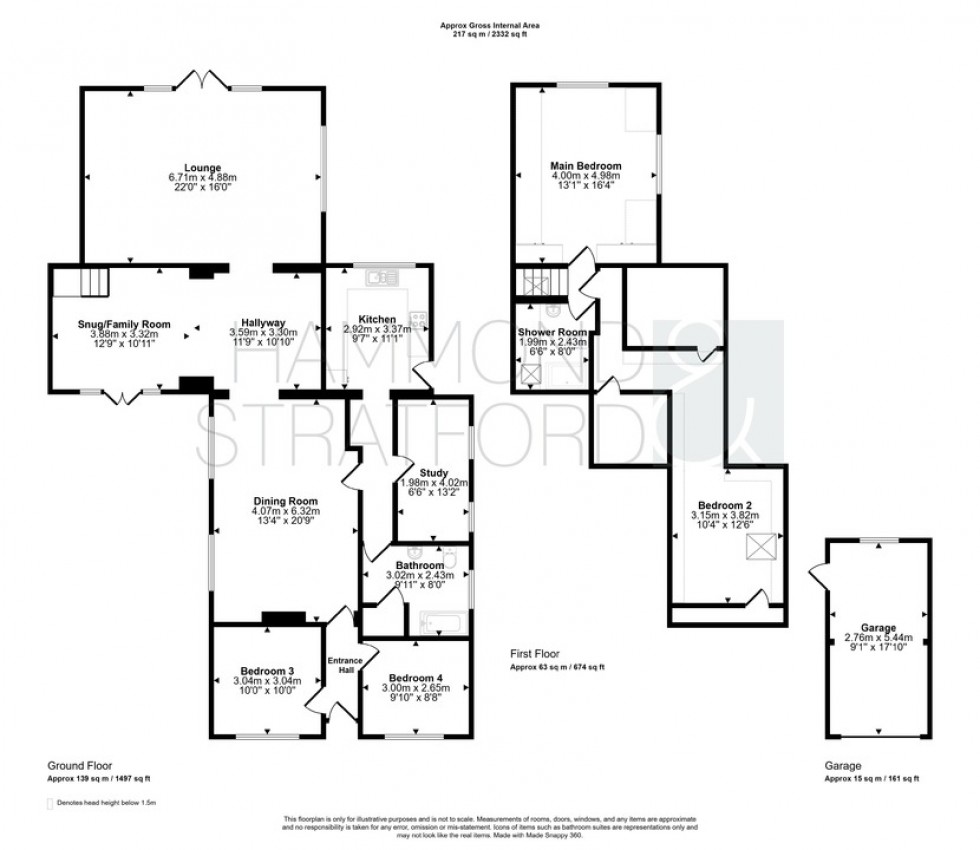 Floorplan for Gilbert Way, Cringleford