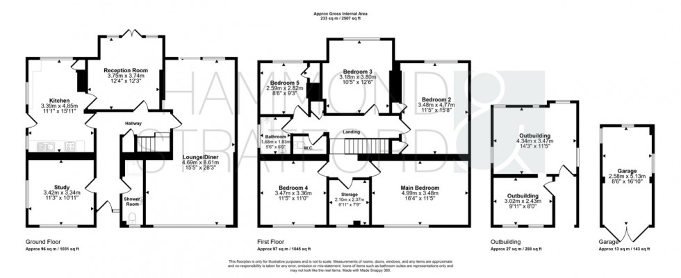Floorplan for Eaton Road, Norwich