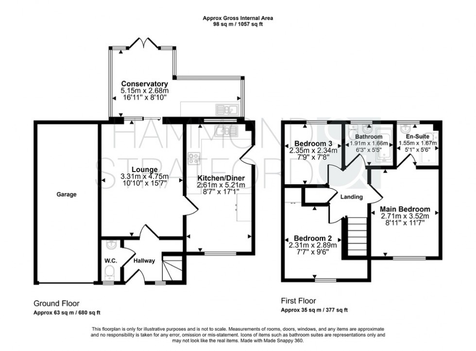 Floorplan for Lakeland Way, Hethersett