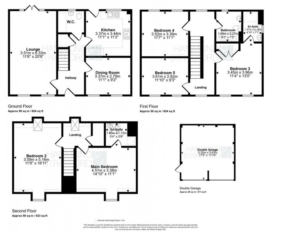 Floorplan for Freesia Way, Cringleford