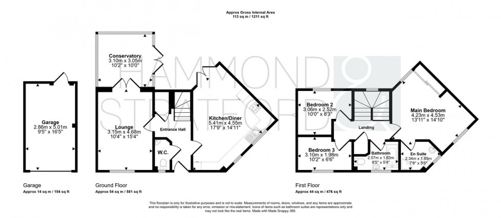 Floorplan for Camelia Close, Hethersett