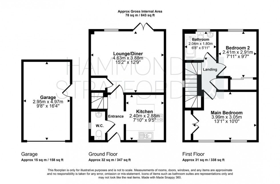 Floorplan for Woodpecker Lane, Cringleford