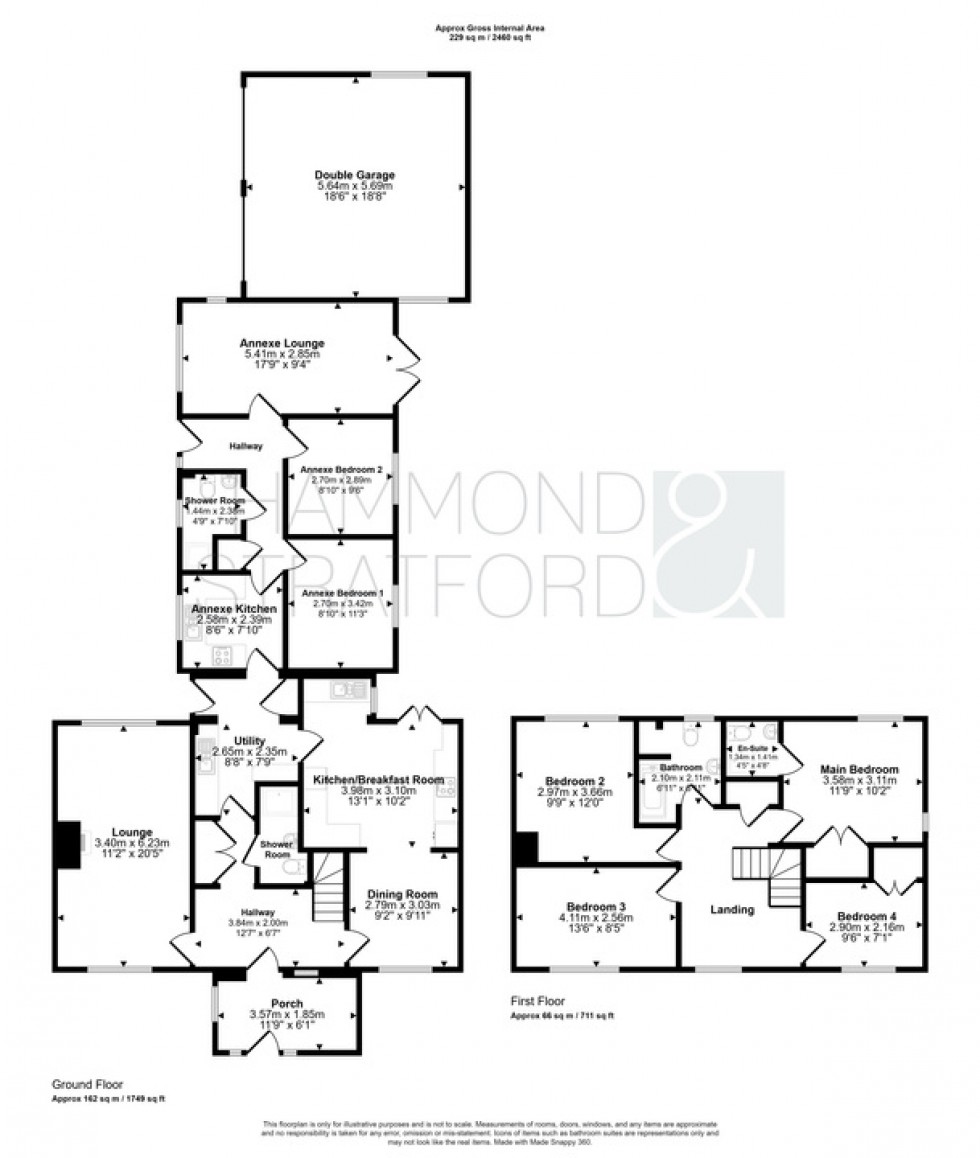 Floorplan for The Street, North Lopham