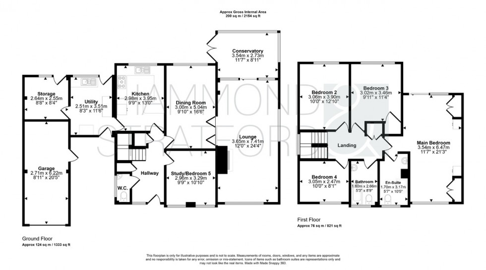Floorplan for Patteson Close, Cringleford