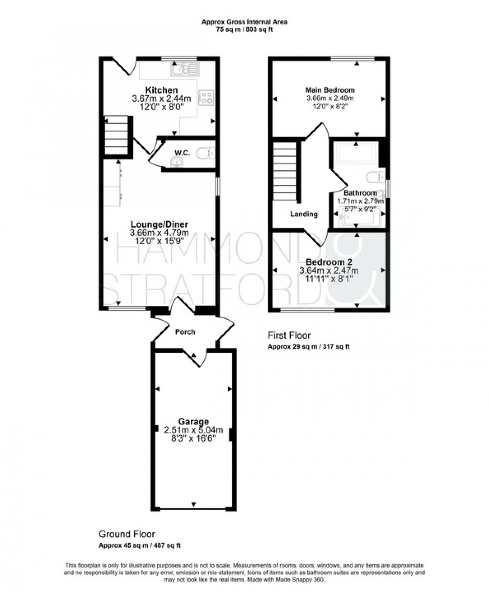 Floorplan for Barley Way, Attleborough
