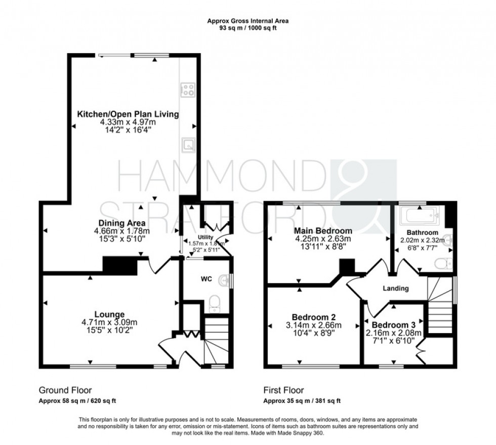 Floorplan for Lakenfields, Norwich