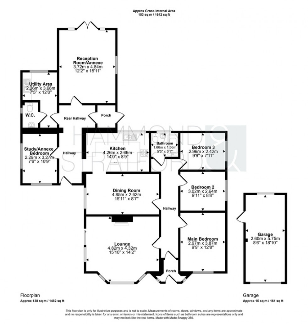 Floorplan for Norwich Road, Wymondham