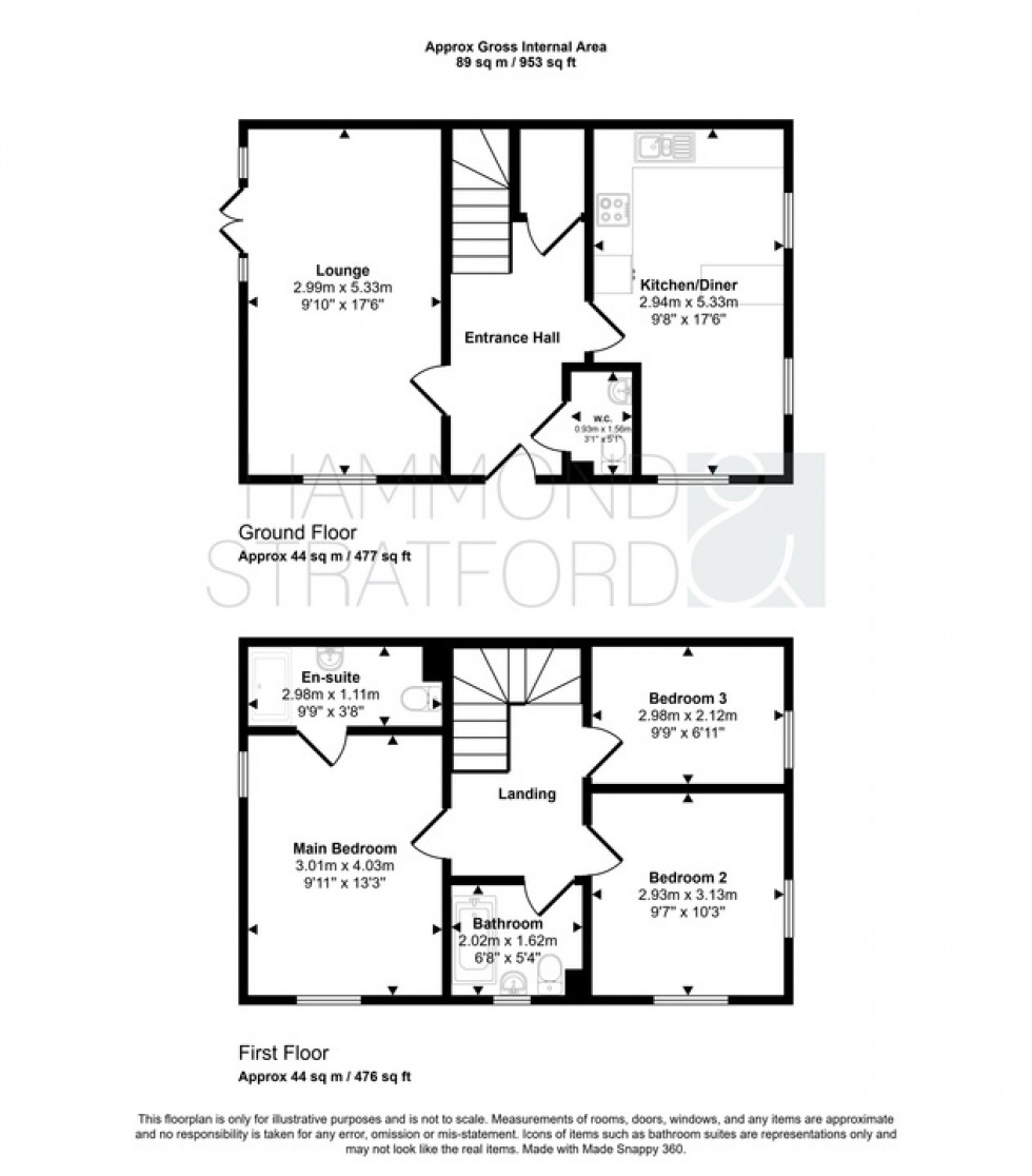 Floorplan for Peacock Way, Attleborough