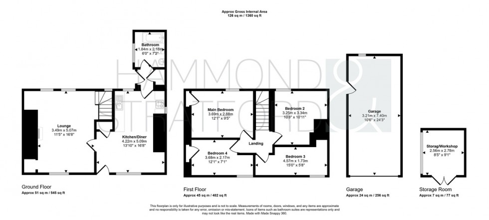 Floorplan for King Street, New Buckenham