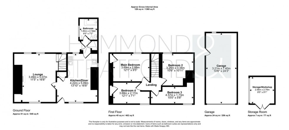 Floorplan for King Street, New Buckenham