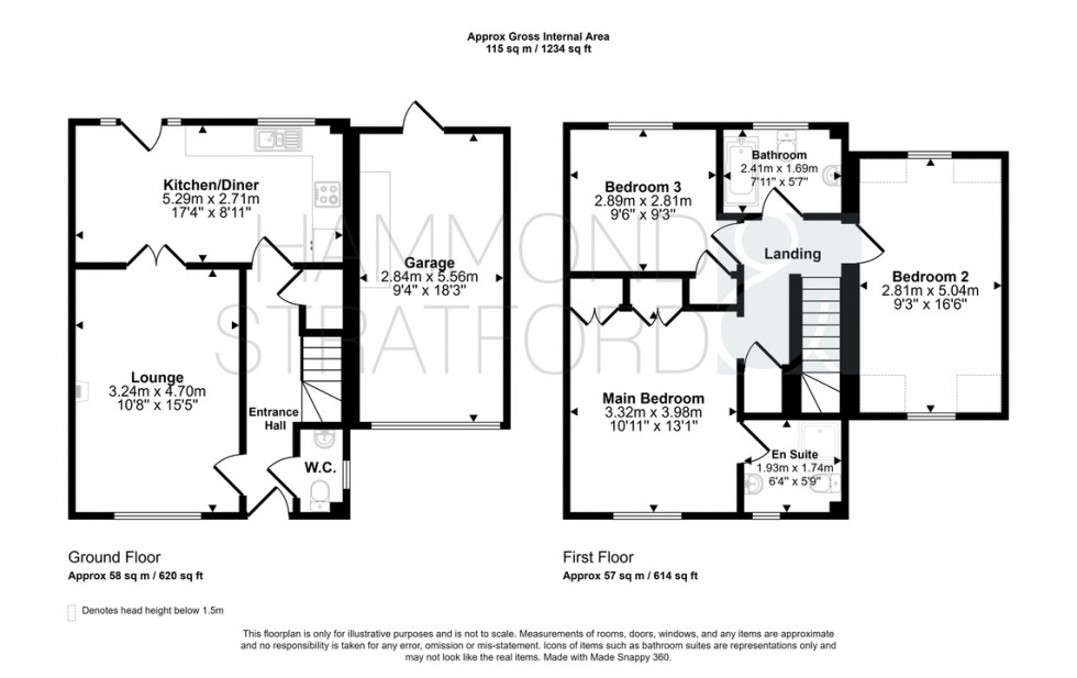 Floorplan for Bromedale Avenue, Mulbarton