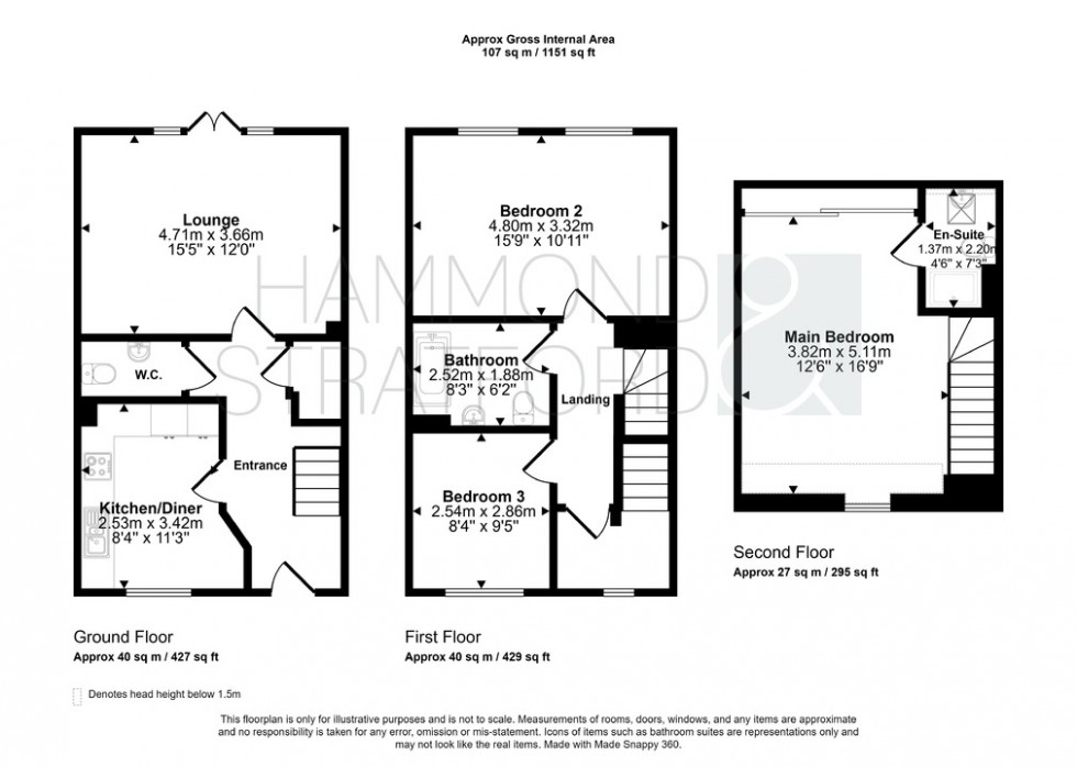 Floorplan for Brimstone Close, Attleborough