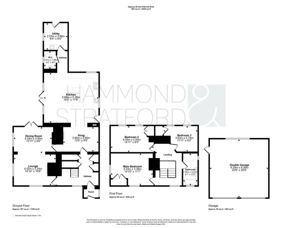 Floorplan for Burgh Common, Attleborough