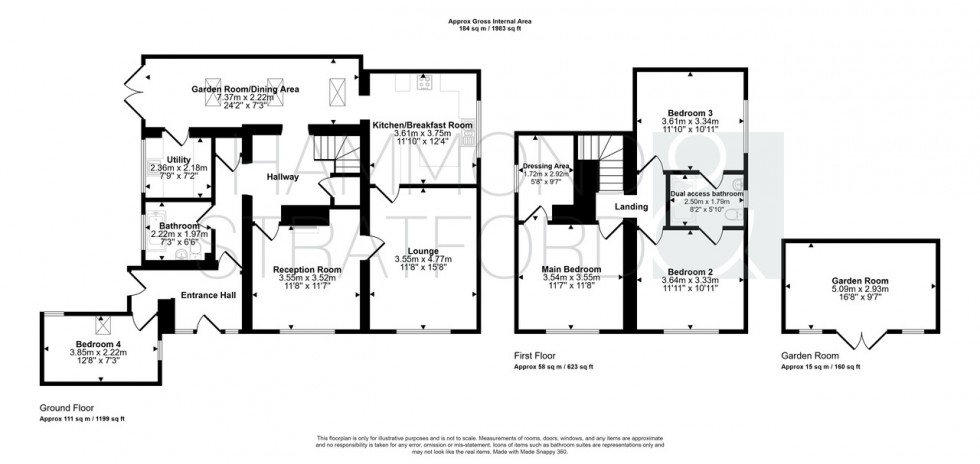 Floorplan for Bittering Street, Gressenhall