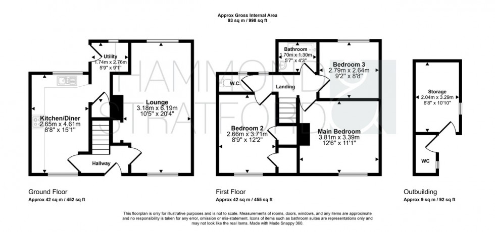 Floorplan for Fowell Close, Norwich